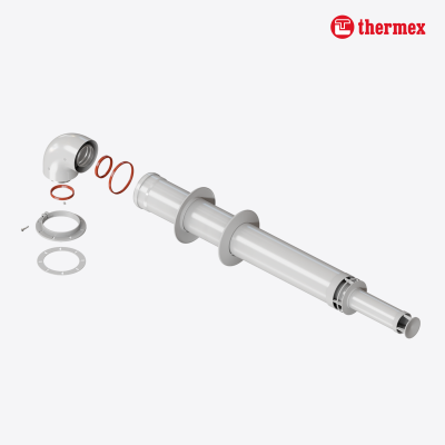Комплект дымохода 60/100 для газовых конденсационных котлов Thermex VEGA, Pallada Комплект дымохода 60/100 для газовых конденсационных котлов Thermex VEGA, Pallada