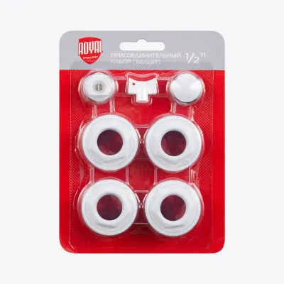 Набор присоединительный Royal Thermo 1/2" Белый Набор присоединительный Royal Thermo 1/2" Белый